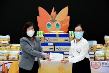 MEA มอบเงินและอุปกรณ์สู้ COVID-19 สนับสนุนมูลนิธิดวงประทีปช่วยชุมชนคลองเตย