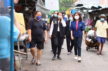 \'ทิพานัน\'ลงพื้นที่\'ตลาดจอมทอง\'สกัดโควิด ยันจนท.คุมอยู่-ไม่มีคลัสเตอร์ใหญ่