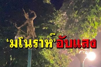 สำรวจ‘ไฟมโนราห์’หาดใหญ่ยามค่ำคืน ขาดจริงไม่ถึง20ดวง บางจุดต้นไม้บัง
