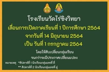 ‘โควิด’ผู้ติดเชื้อยังพุ่ง ‘นครปฐม’เลื่อนเปิดเทอมเป็นเดือนก.ค.