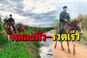 ชายแดนยาว-สูงชัน!ทหารควบ‘ม้า’ลาดตระเวน สกัดหนีเข้าเมือง