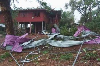 ปภ.รายงานวาตภัยจังหวัดพัทลุงคลี่คลายแล้ว บ้านเรือนเสียหาย 8 หลัง