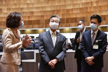 \'ชวน\'ตรวจห้องประชุมสภาฯ เตรียมรับถกแก้ รธน. ปรับวิธีลงมติทั้ง 13 ร่าง ลดแออัด