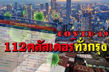 เช็คพิกัด‘112 คลัสเตอร์โควิด’ต้องเฝ้าระวังทั่วกรุง-19แห่งมีลุ้นคุมอยู่