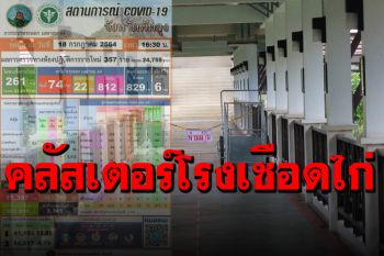 ผวา! คลัสเตอร์โรงเชือดไก่ \'พัทลุง\' ป่วยโควิดรวดเดียว 74 ราย