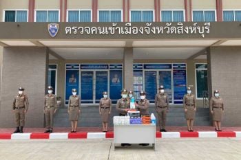 ‘ผบช.สตม.’ตรวจเยี่ยมด่านตรวจแยกต่างระดับสิงห์เหนือ กำชับ‘ตม.สิงห์บุรี’เข้ม5ข้อ