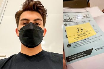 \'อองตวน ปินโต\'ฉีดวัคซีนจอห์นสันแอนด์จอห์นสัน โควตาสถานทูตฝรั่งเศส