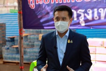 \'ชัยวุฒิ\'เยี่ยมชมศูนย์พักคอยกรมอุตุฯ รองรับผู้ป่วยโควิดกลุ่มสีเขียว