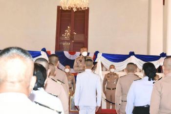 ผบ.ทร.ตรวจเยี่ยมขอบคุณกำลังพลสำนักงานเลขานุการกองทัพเรือ