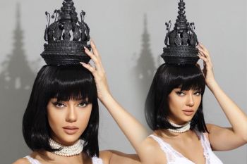 สวยฉ่ำ! \'อแมนด้า ออบดัม\'อวดลุคแซ่บ ใส่รัดเกล้าสีดำสุดเก๋