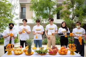 ‘เจ็ท-เจมส์-บิ๊ก’ ร่วมบวงสรวง  ซีรี่ส์วาย ‘My Mate Match’