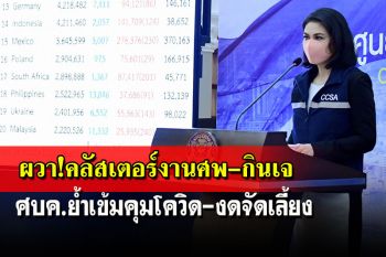 ศบค.ห่วงชายแดนใต้โควิดพุ่งสูง ย้ำ‘งานศพ-กินเจ’ปฏิบัติตามมาตรการสธ.