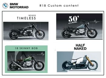 บีเอ็มฯ เปิดตัวโปรเจกท์ BMW R18 Custom