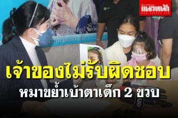พ่อแม่พาลูกสาววัย 2 ขวบ ร้อง \'ปวีณา\' หลังถูกหมากัด แต่เจ้าของไม่รับผิดชอบ