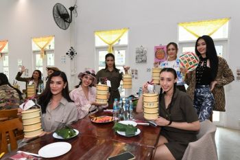 กองทัพเดินด้วยท้อง! สาวงาม MUT 2021 เปิปอาหารอีสานสุดแซ่บที่เขาใหญ่