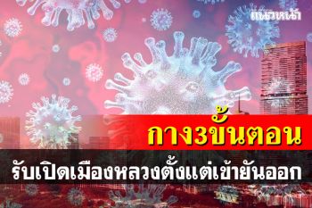 กาง 3 ขั้นตอนเตรียมเปิดเมืองหลวงรับนักท่องเที่ยว 1 พ.ย.ตั้งแต่เข้ายันออก