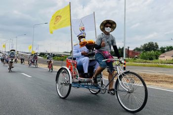 สมเด็จพระสังฆราชฯ ทรงประทานผ้าพระกฐินวัดศิริเจริญเนินหม้อ เมืองราชบุรี