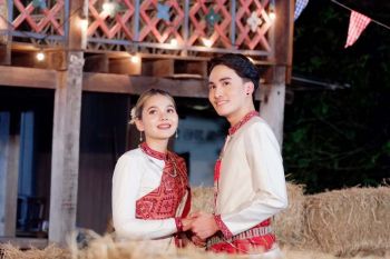 ‘กิ๊ฟ-ปวีณา’ควงคู่‘เจมส์บอล-ธนกิจ’  ถ่ายทอดเพลง‘สวรรค์บ้านนอก’