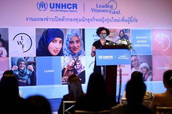 UNHCR เปิดตัว ‘กองทุนนักธุรกิจหญิงรุ่นใหม่เพื่อผู้ลี้ภัย’ ในไทย  สร้างความเปลี่ยนแปลงแก่แม่เลี้ยงเดี่ยวที่กำลังลี้ภัยทั่วโลก