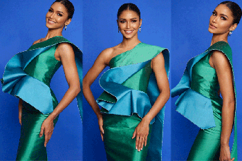 ‘แพรว-แพรวณิชยฐ์’ ฟาดมาก..สวมชุดผ้าไทยประยุกต์เฉิดฉาย คว้าที่ 3 Miss Elegance Supranational 2022