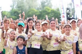 ‘ก้อย-รัชวิน’นำทีมสาวๆ ร่วมวิ่งเพื่อสุขภาพ