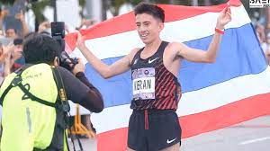 ‘คีริน’ทุบสถิติประเทศไทย  วิ่งคว้าชัยศึกบางแสน10K