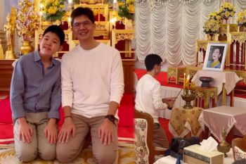 คิดถึงที่สุด ‘ณพ ณรงค์เดช’ ทำบุญครบรอบ 9 ปี ‘คุณหญิงพรทิพย์ ณรงค์เดช’