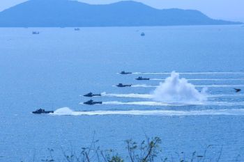 ‘ผบ.ทร.’ พอใจฝึกยุทธ์สะเทินน้ำสะเทินบกใน ‘คอบร้าโกลด์2023’ ประสบความสำเร็จ