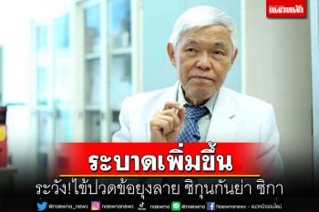 ระบาดเพิ่มขึ้น!‘หมอยง’เตือนระวัง‘ไข้ปวดข้อยุงลาย-ชิกุนกันย่า-ซิกา’