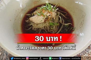 ได้เท่านี้ 30 บาท ! โอเคไหม?