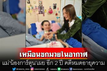 แม่\'น้องการ์ตูน\'เผย อีก 2 ปี คดีหมดอายุความ เฮือกสุดท้ายหวังฟ้องล้มละลายคู่กรณี