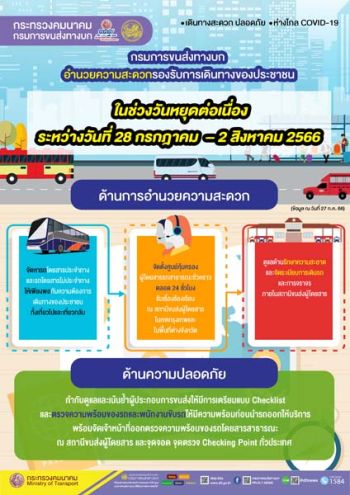 ขนส่งฯ ตรวจเข้ม!! วันหยุดยาว ทั่วไทย