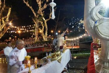 \'ศรีสะเกษ\'ประกอบพิธีสู่ขวัญบ้านบายศรีเมือง รุ่งเรือง 241 ปี