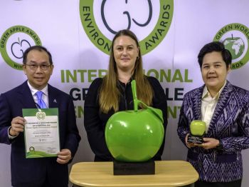 ปตท.สผ. คว้ารางวัล International Green Apple Awards ในโครงการปลูกป่าลดภาวะโลกร้อน
