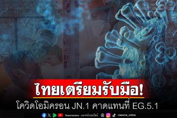 เตือนไทยเตรียมรับมือ! จับตา โควิดโอมิครอน JN.1 คาดแทนที่ EG.5.1