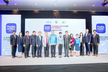 พาณิชย์ DITP ผนึกกำลัง TCC และ KM จัดงานแสดงสินค้า THAIFEX - HOREC ASIA 2024 เจาะตลาดสินค้ากลุ่มธุรกิจโรงแรม ร้านอาหาร และการจัดเลี้ยงดันไทยเป็นศูนย์กลาง HoReCa แห่งเอเชีย