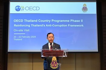 ป.ป.ช.ต้อนรับคณะผู้แทน OECD ร่วมถกต่อต้านทุจริตในไทย-ติดสินบนเจ้าหน้าที่รัฐ