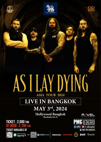 As I Lay Dying Live in Bangkok 2024