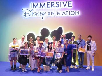 ‘ทาทา ยัง, แก้ม-วิชญาณี’ ร่วมชม  นิทรรศการ ‘Immersive Disney Animation’