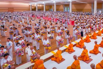 ‘วัดพระธรรมกาย’สืบสานพุทธประเพณีอาสาฬหบูชาและเข้าพรรษา