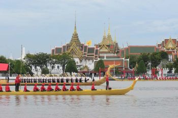 \'เสนาธิการทหารเรือ\'ตรวจการฝึกซ้อม\'ขบวนพยุหยาตราทางชลมารค ครั้งที่ 1\'