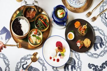 บลู เอเลเฟ่นท์ พาย้อนวันวาน ลิ้มลอง BUSINESS SET LUNCH เสน่ห์ของปิ่นโตมื้อกลางวัน