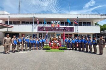 พล.ต.อ.สุรพงษ์ ชัยจันทร์ ที่ปรึกษาพิเศษ ตร. ตรวจสถานีตำรวจ‘สุราษฎร์ธานี-นครศรีธรรมราช’