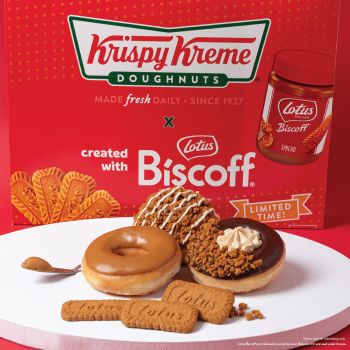 การกลับมาของคอลเล็กชันสุดพิเศษ Krispy Kreme x Lotus Biscoff is Back!