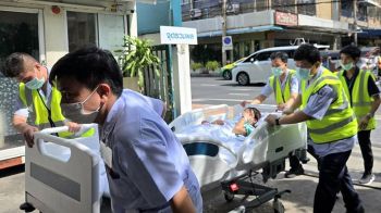 โรงพยาบาลหัวเฉียว ซ้อมรับมือเกิดเหตุเพลิงไหม้อย่างมีประสิทธิภาพ ประจำปี 2567