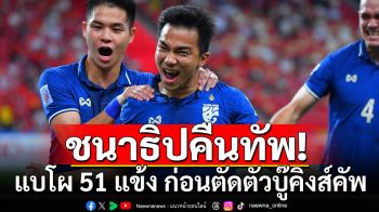 ชนาธิปคืนทัพ! ช้างศึกแบโผ 51 แข้ง ก่อนตัดตัวบู๊คิงส์คัพ