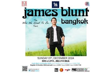 เยือนเมืองไทยในรอบ 13 ปี ของ James Blunt มาร่วมร้องเพลง\'You’re Beautiful\'ให้กึกก้องสมกับการรอคอย!