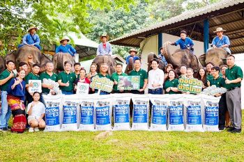 ‘ต่อชีวิตช้างไทย’ ซีพีเอฟ-พันธมิตร-คู่ค้า  ส่งมอบอาหารช้างคุณภาพ สู่กลุ่มช้างเปราะบาง