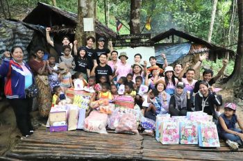 ‘วันสร้างสุข’จัดกิจกรรม‘ครูอาสา’นำทีมนักแสดงช่อง one31 ลงพื้นที่มอบความรู้