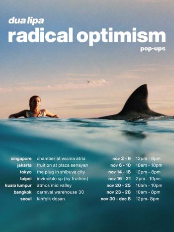 ‘Dua Lipa’ เตรียมจัด Pop-Up พร้อมสินค้าสุดเอ็กซ์คลูซีฟ  ต้อนรับ Radical Optimism Tour ที่เอเชีย